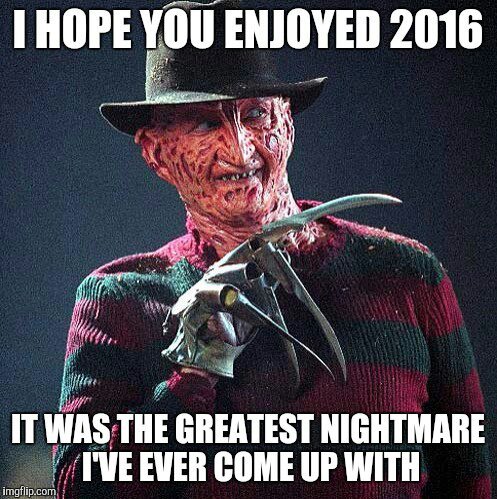Freddy Krueger memes.