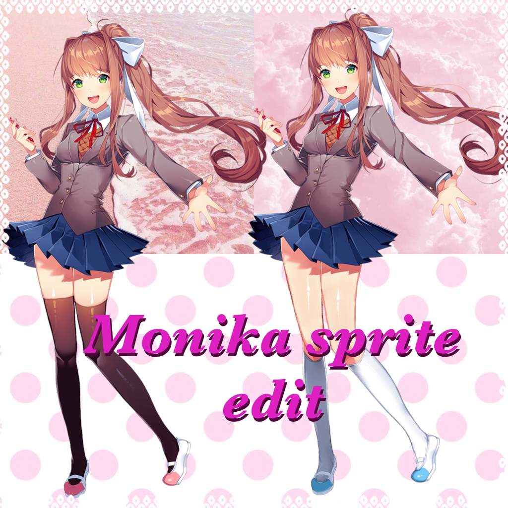 Monika Sprite Edit Doki Doki Literature Club Amino 0788