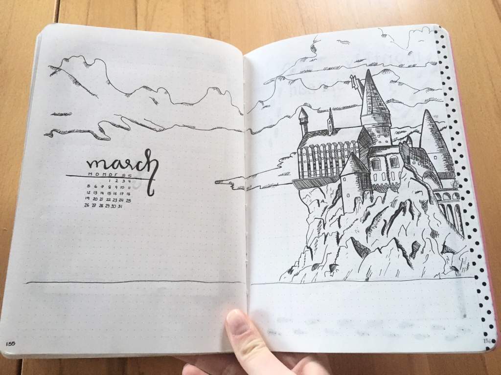Cover page march | Bullet Journal Amino