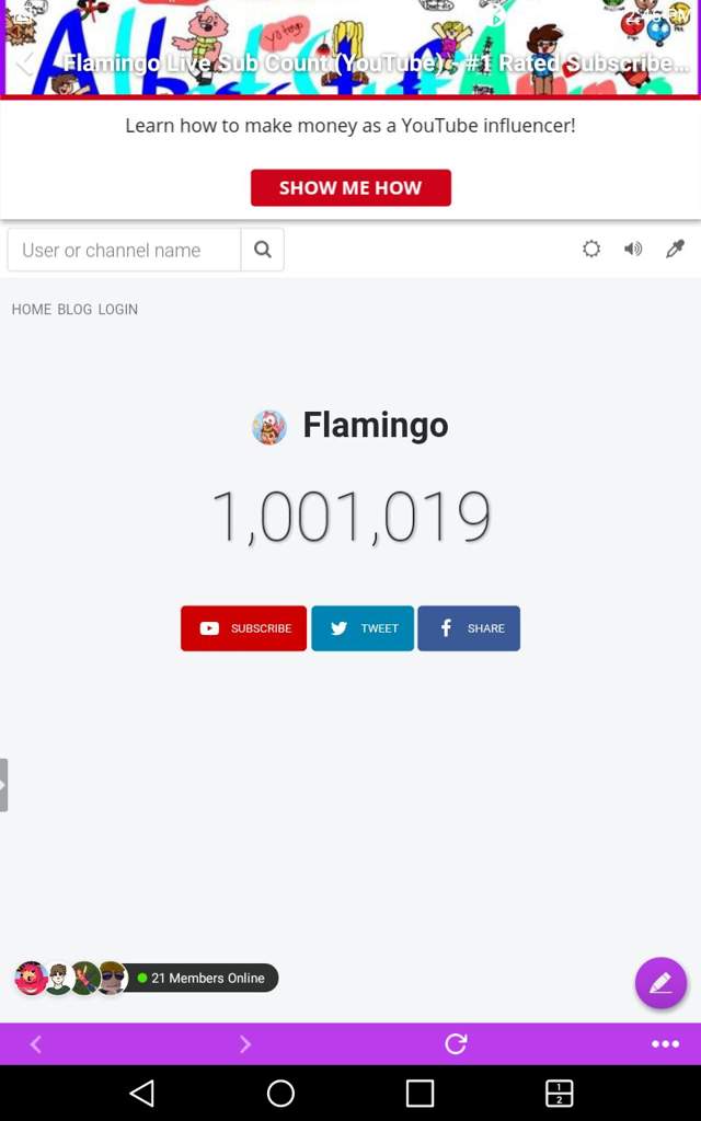 Flamingo Live Sub Count Youtube Live Counter Yt Flamingo Live Sub Count Youtube 1 - roblox loomian legacy jake free robux codes card