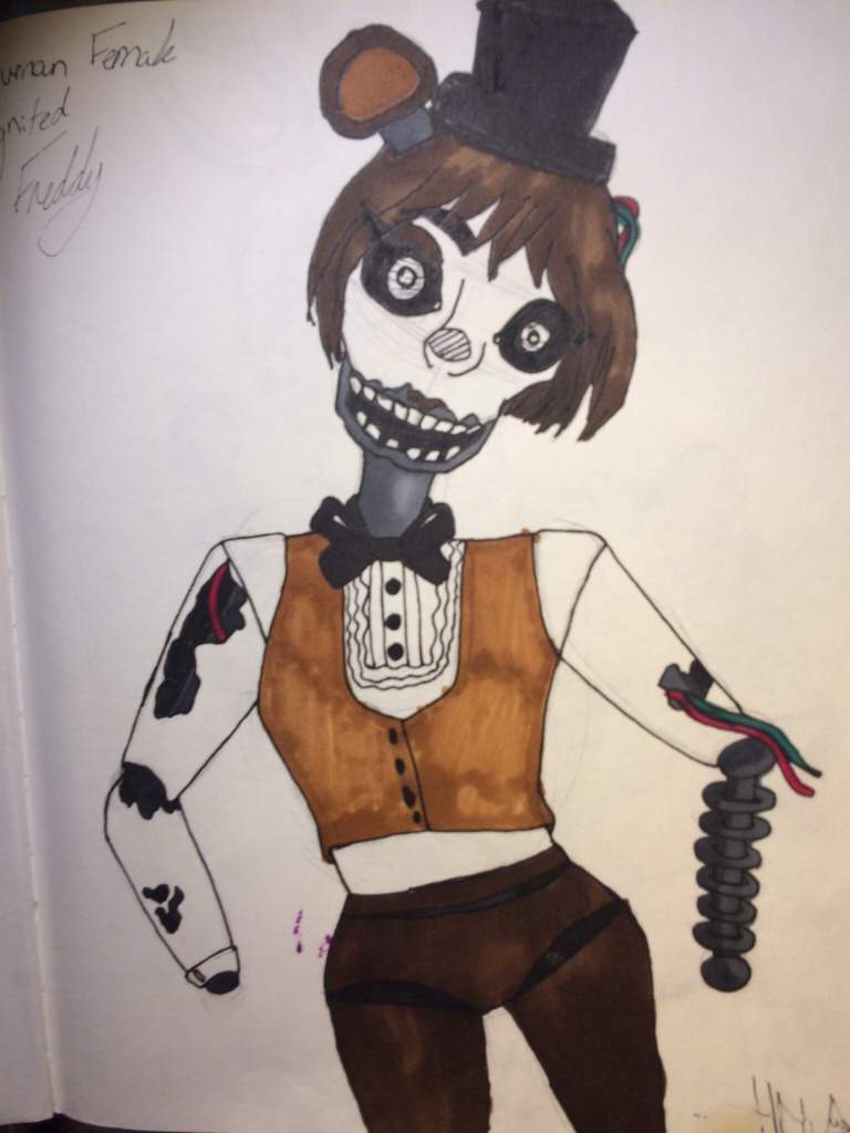 Human Female Ignited Freddy Five Nights At Freddys Amino 9739