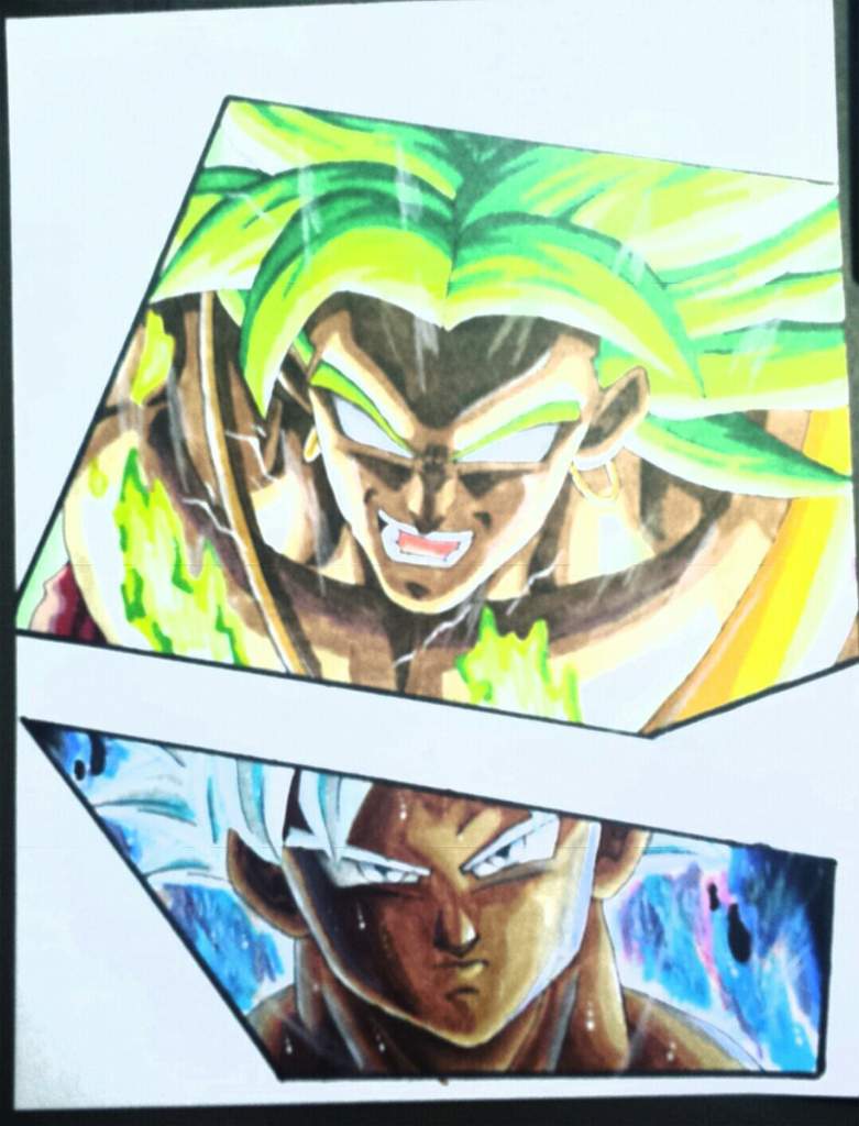 Ultra Instinct Mastered Goku And Broly Dragonballz Amino