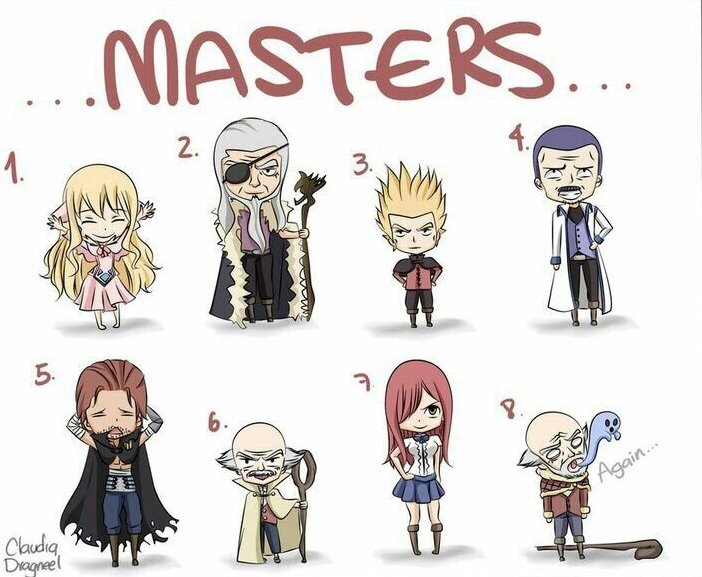 Luciel S Top 5 Guild Masters Top 5 Fairy Tail Amino