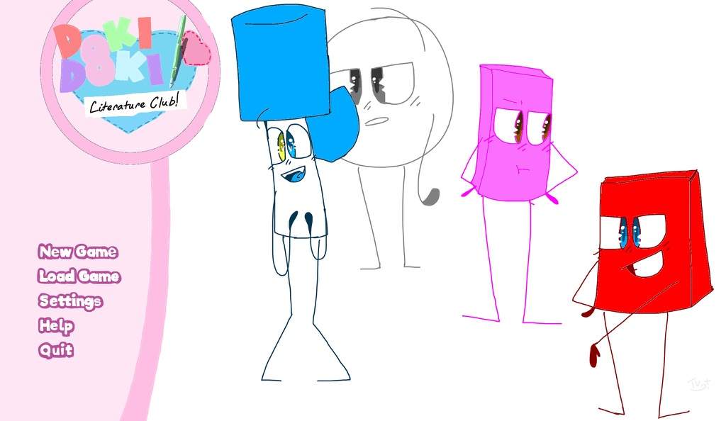 Doki Doki Literature Club (bfdi & Male Version) 