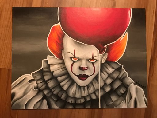 IT (2017) Acrylic Painting | Horror Amino