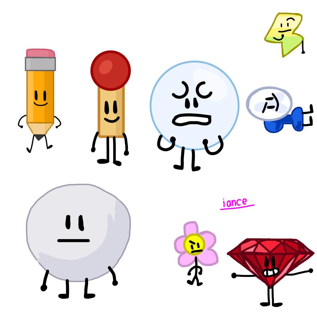 4 Bfb teams BFDI 💖 Amino.