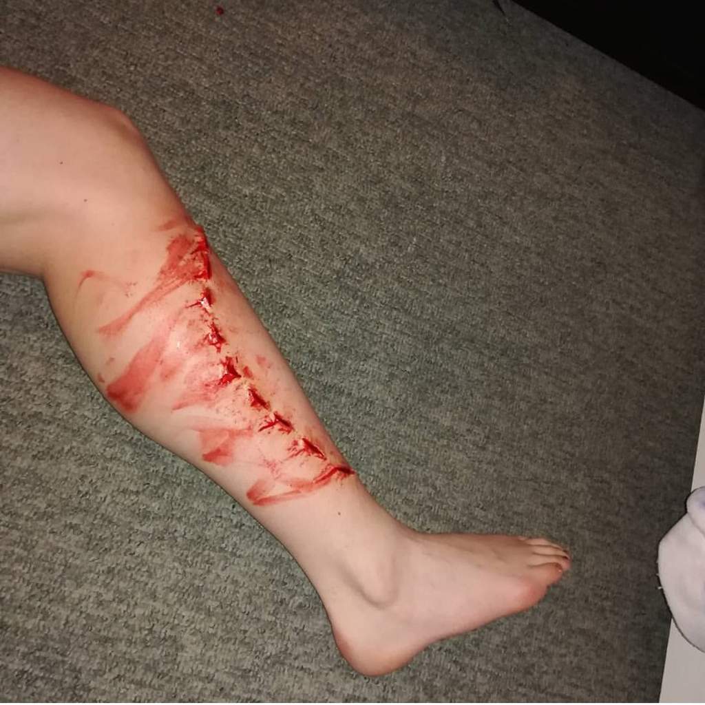 Shark Bite Special Effects Makeup Amino