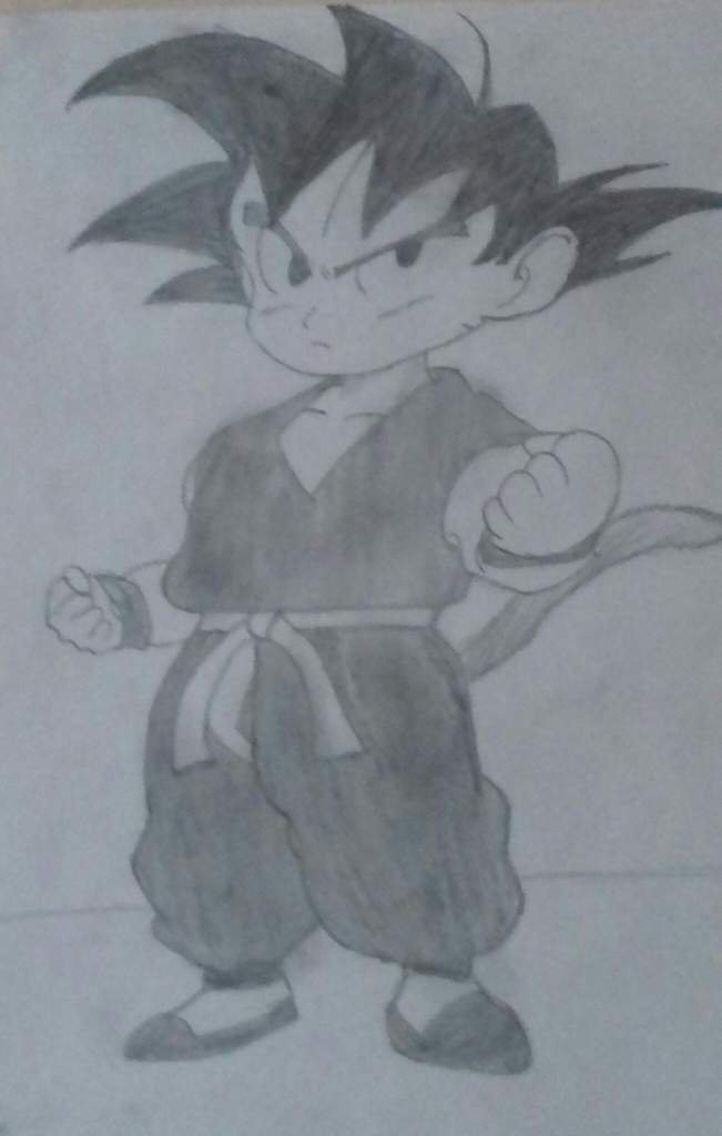 un dibujo de goku de niño ojala les guste | DRAGON BALL ESPAÑOL Amino