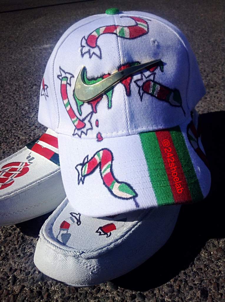 custom gucci hat