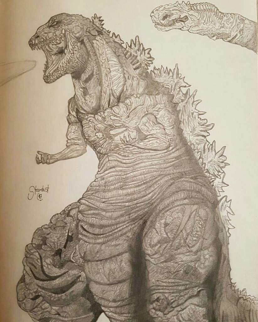 🔸🔶GODZILLA🔶🔸 FanArt de Shin Godzilla | •Arte Amino• Amino