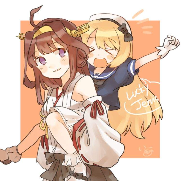 Kongou And Jervis Kantai Collection 艦これ Amino