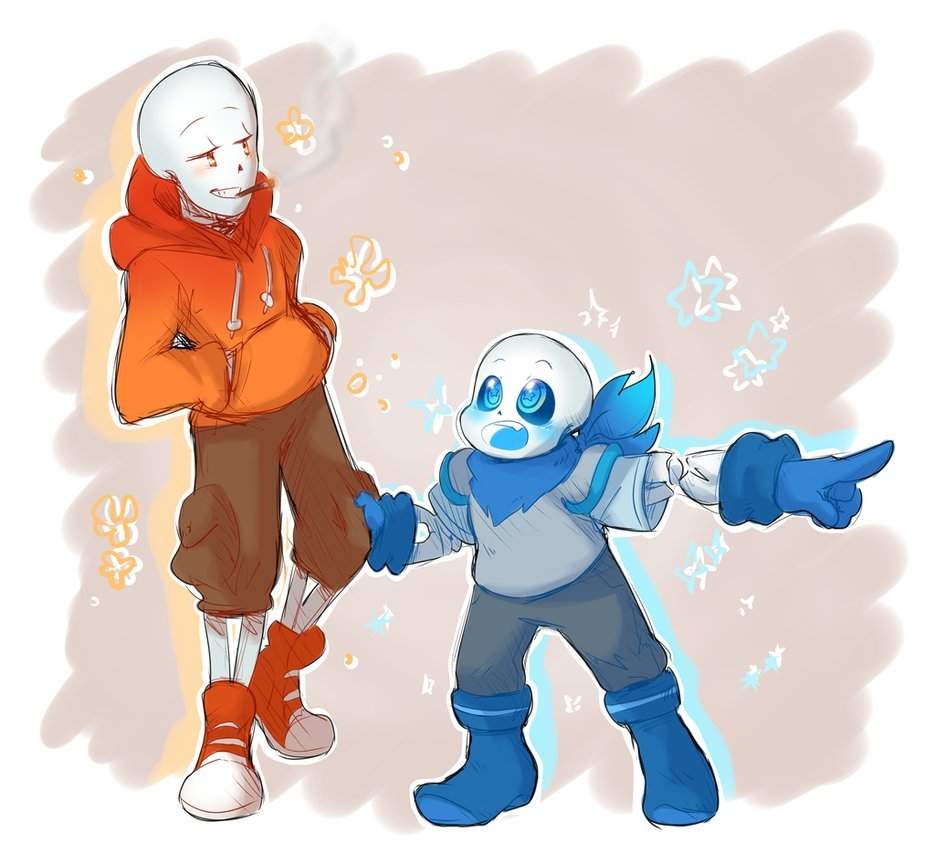 au papyrus and sans | Undertale AUs Amino