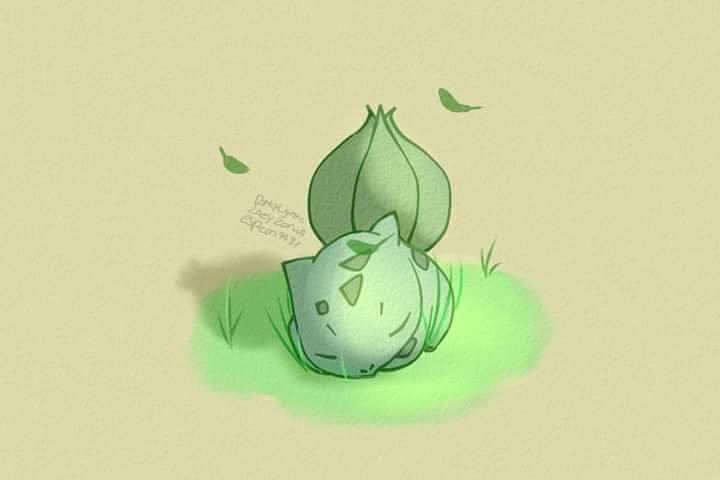 sleeping bulbasaur