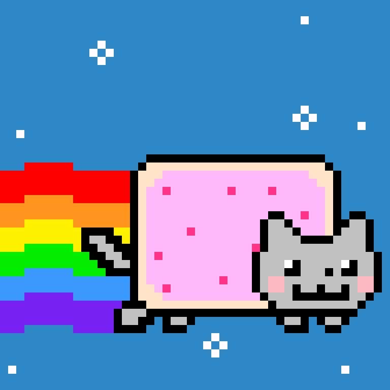 Nyan Cat Drawing | 🐱Cats Amino 🐱 Amino