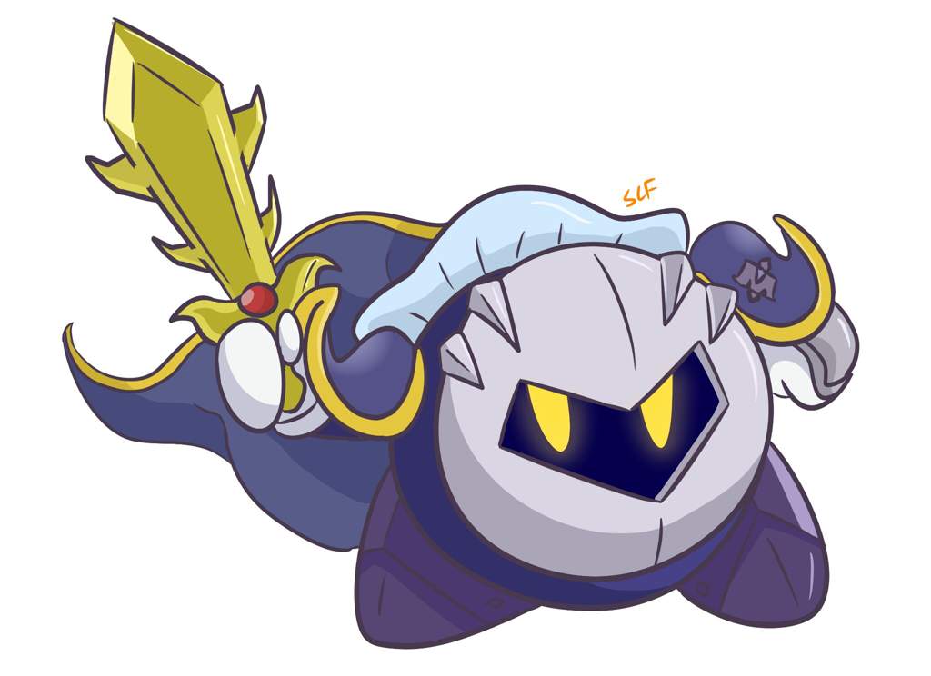 Meta Knight Drawing | Kirby Amino