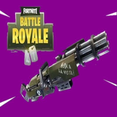 Image result for purple minigun fortnite