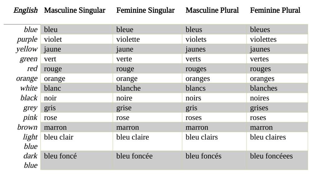 How To Use Adjectives In French