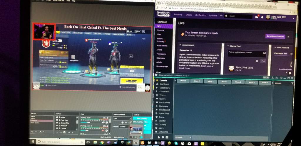 we litty in the hizzy wit fortnite at twitch tv alpha wolf 0935 fortnite battle royale armory amino - fortnite dashboard