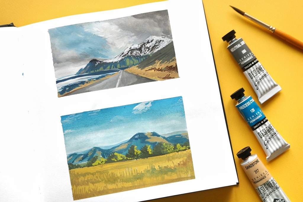 Gouache paintings | Art Amino