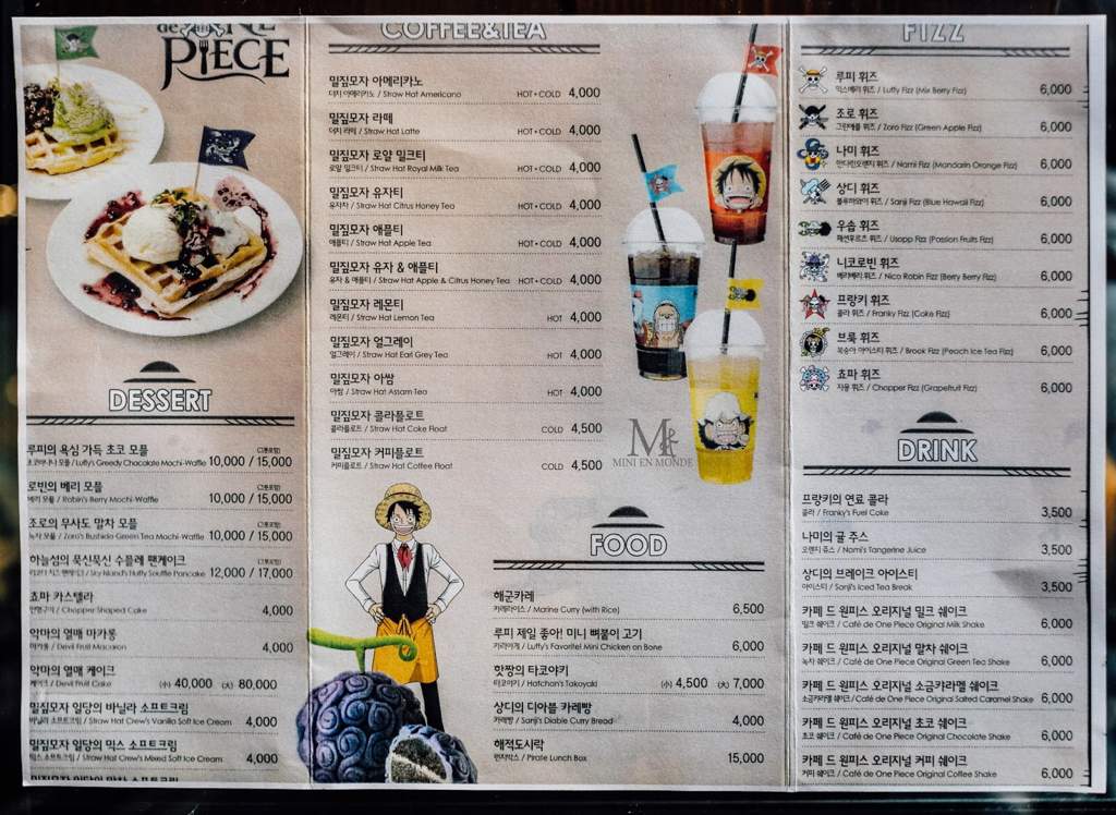 One Piece Cafe Seoul One Piece Amino