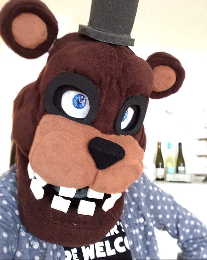 Freddy cosplay mask [Finished!] | Five Nights At Freddy's Amino