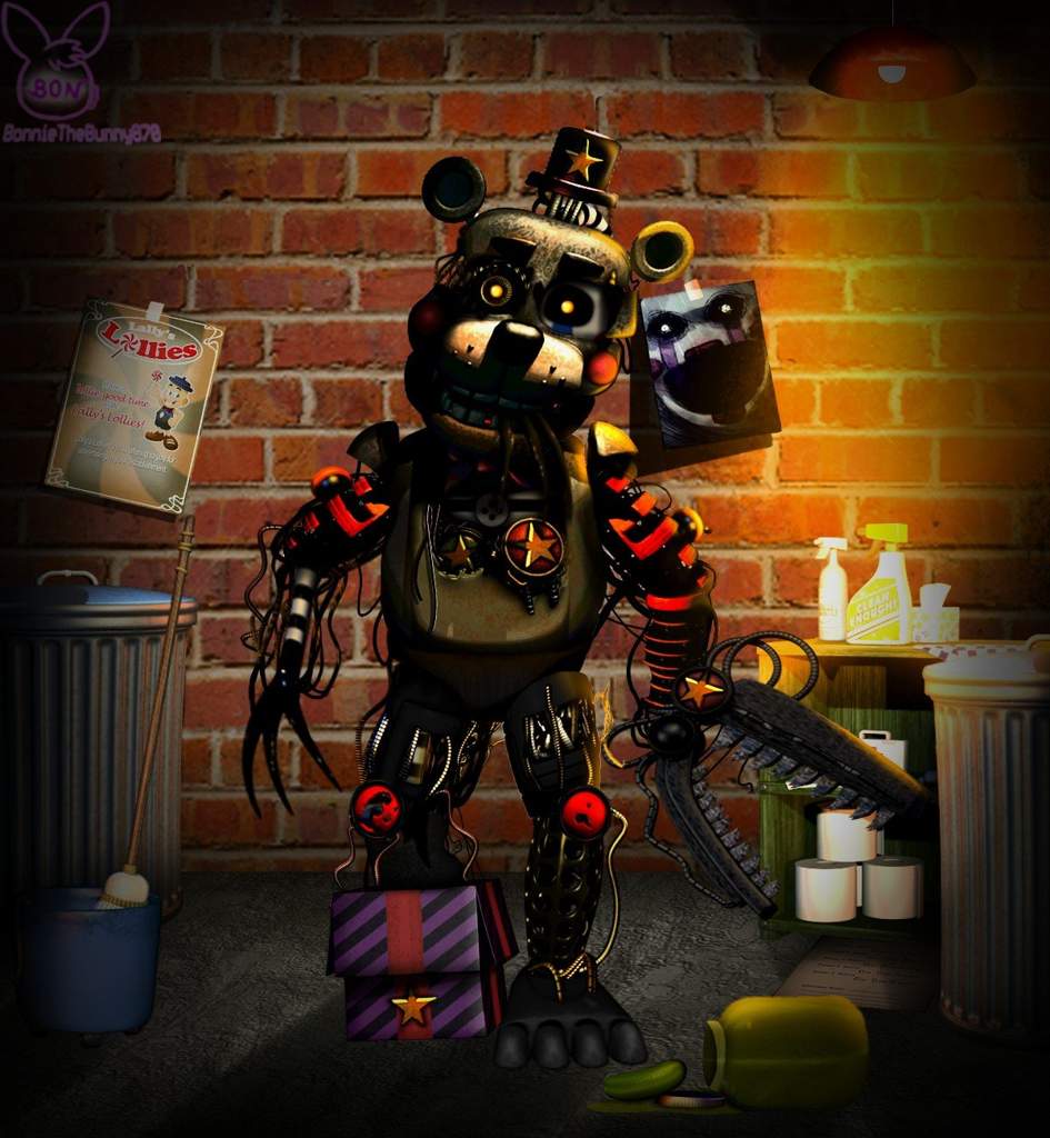 Scrap Lefty | Edit • | Five Nights at Freddys PT/BR Amino