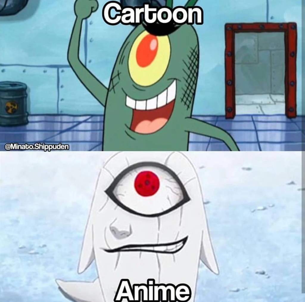 The difference between cartoon and anime 😂 | Naruto Amino