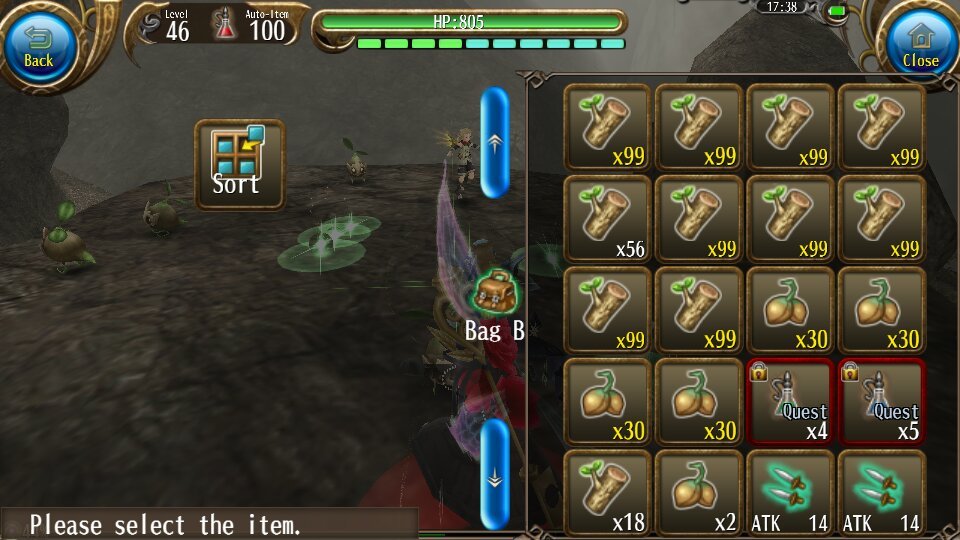 Farming for bitter nuts and nisel wood Toram Online Amino