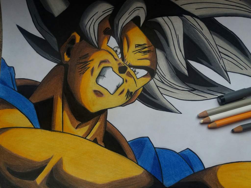 🔷🔹GOKU ULTRA INSTINCT DRAWING🔹🔷 | DragonBallZ Amino