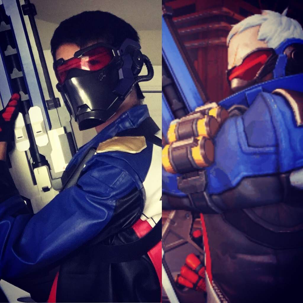 My Cosplay Vs The Real Thing No White Hair Overwatch Amino