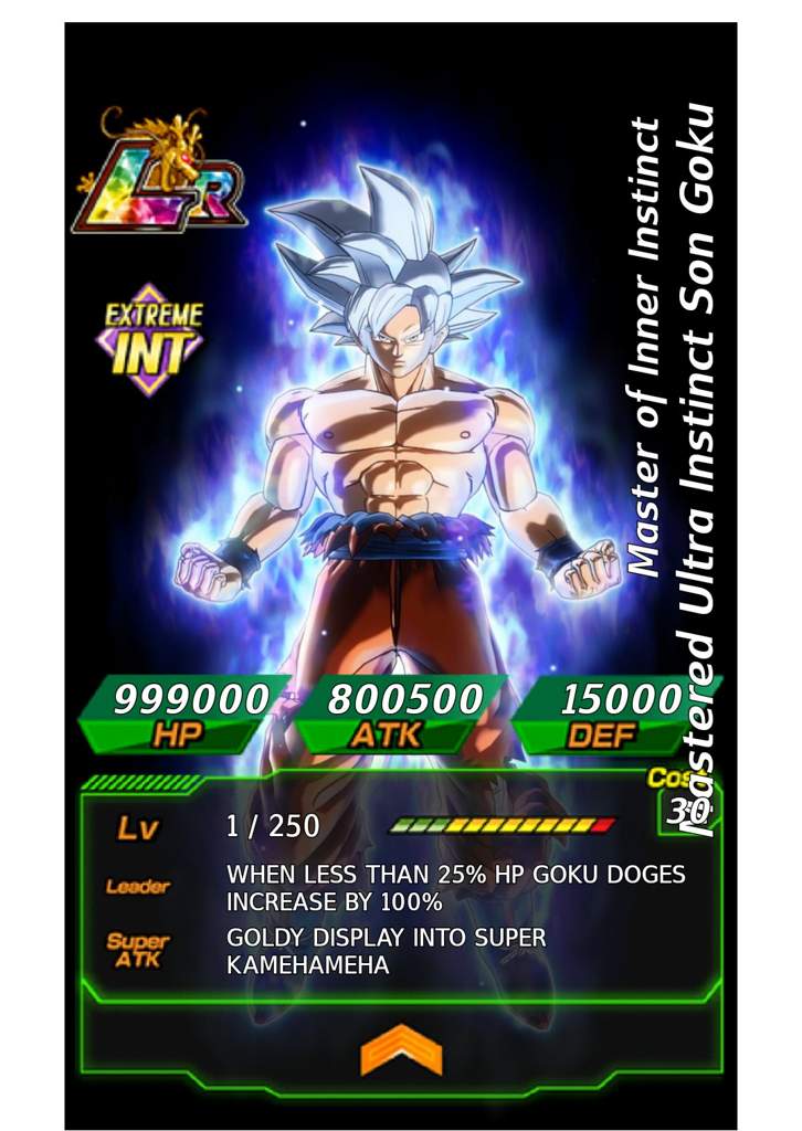 dokkan battle mastered ultra instinct