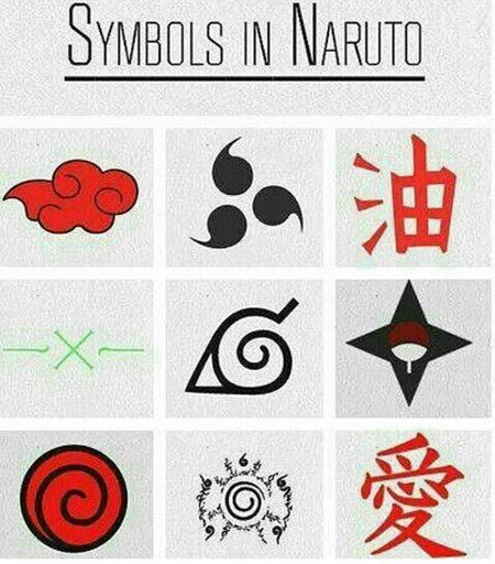 #💜💜💜💜💜💜 Símbolos de Naruto 💜💜💜💜💜 | •Boruto Amino Fans• Amino