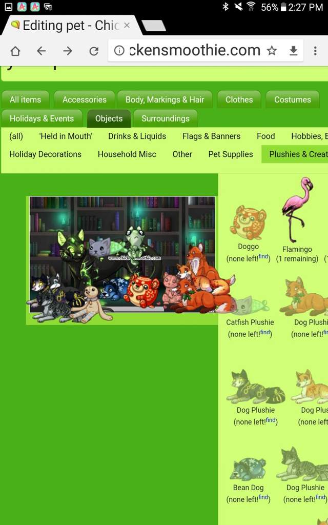 The plushie addict.. Chicken Smoothie Amino Amino