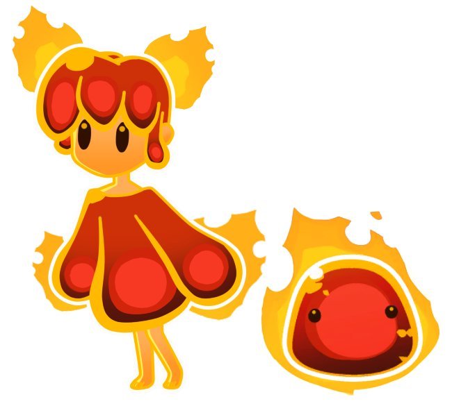 fire slime plush