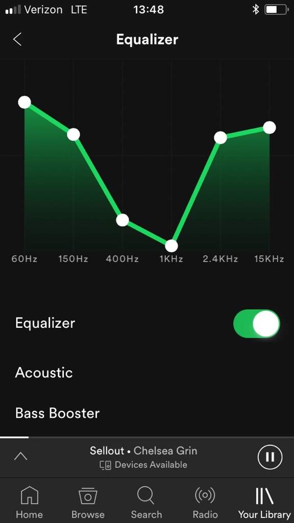 Nødvendig Myrde Utilgængelig This is how my equalizer is set up on Spotify and it sounds fucking awsome  | Metal Amino