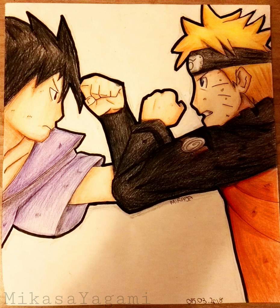 Naruto E Sasuke Disegno Anime Manga Italia Amino