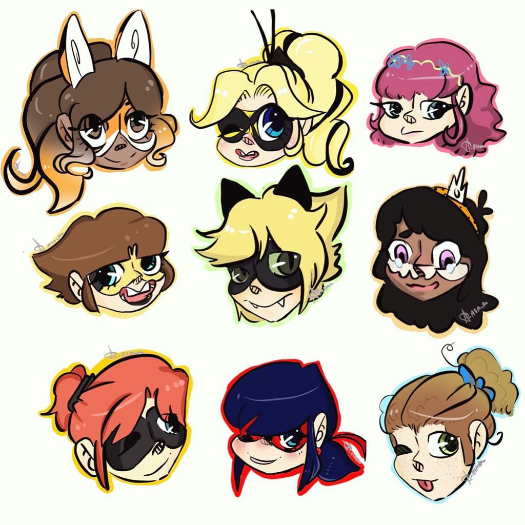 Miraculous Stickers Printable