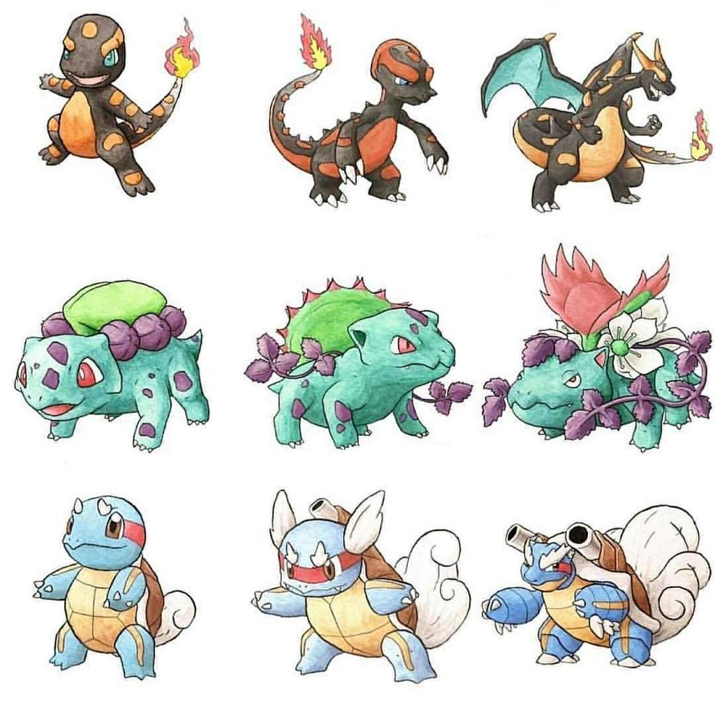 Alolan Kanto Starters 🤔 Pokémon Amino 1170