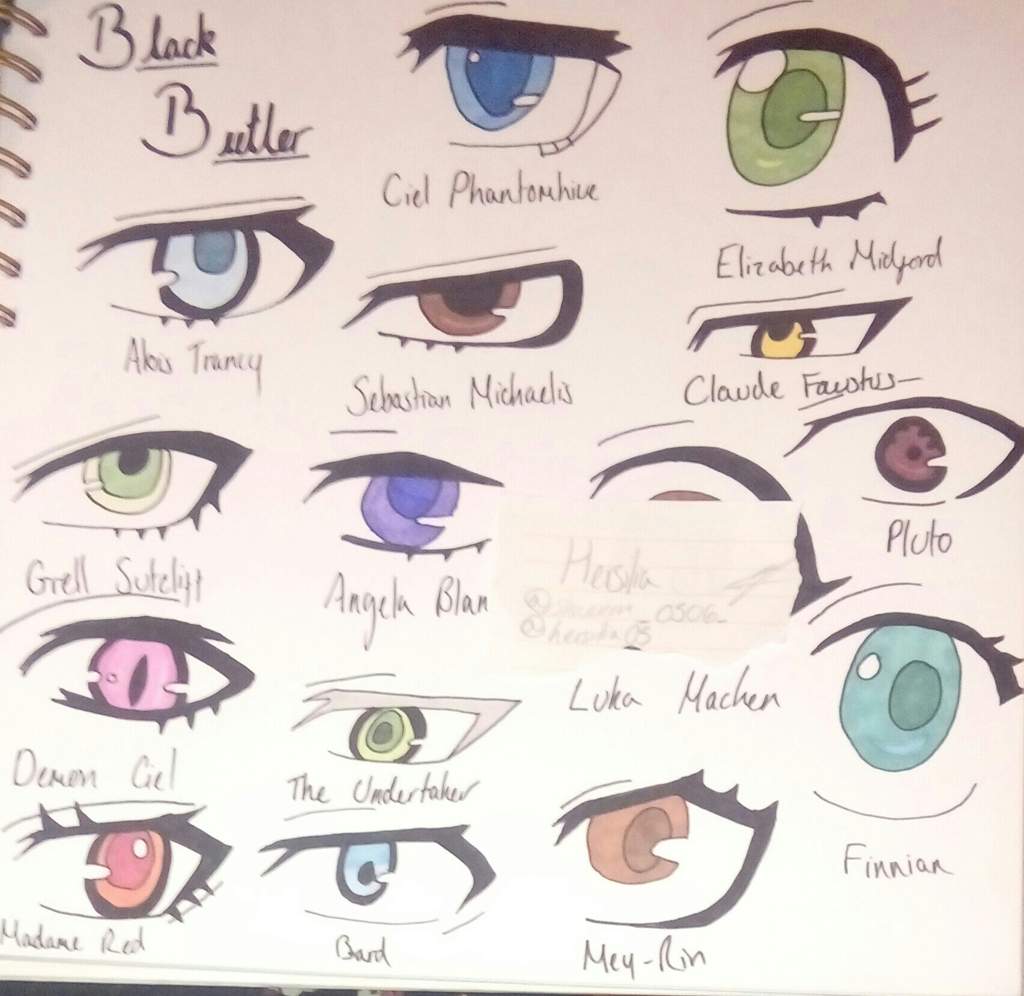 Black butler eyes | Art Amino