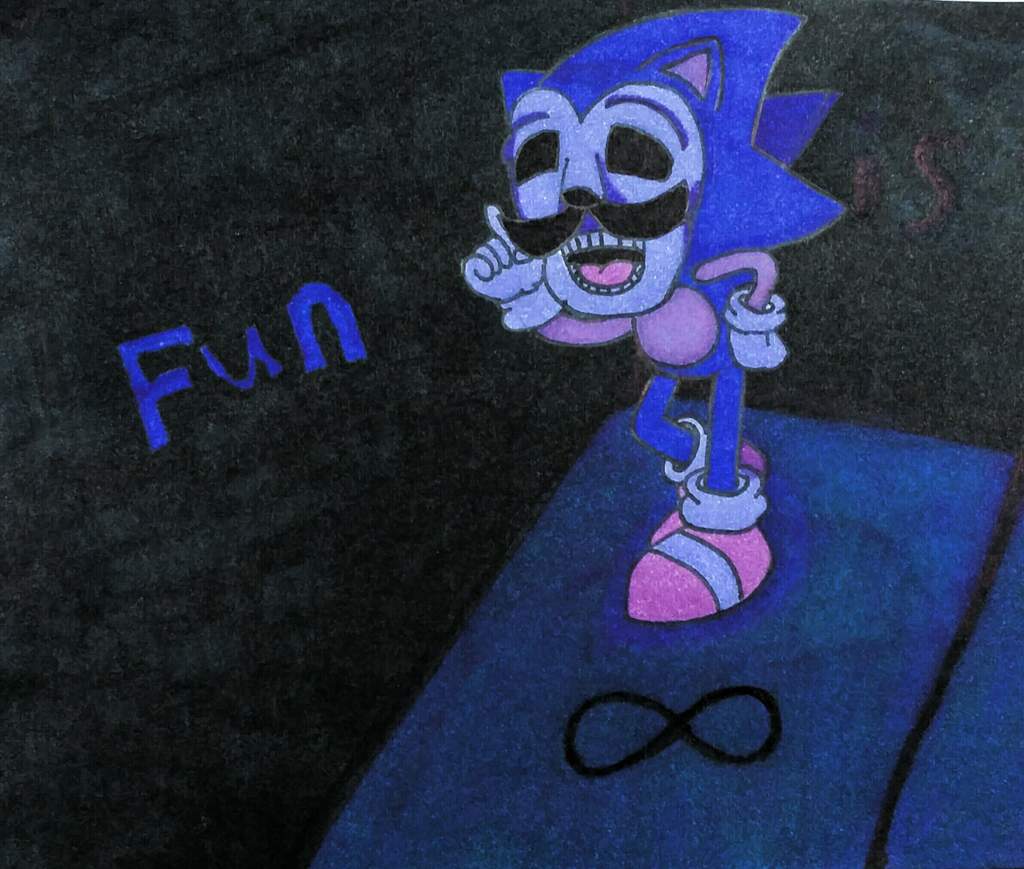 sonic cd creepy message meaning