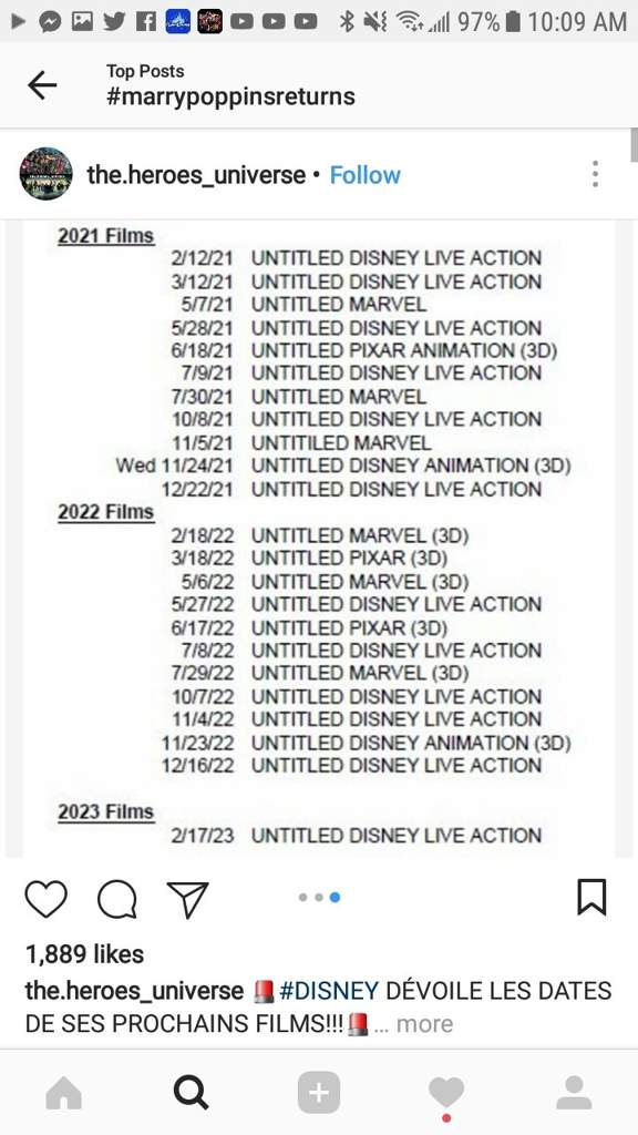 Disney s Movie List 2018 2022 OnceUponATime518 Amino