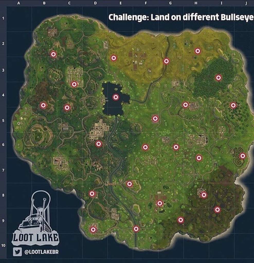 All Landing Spots For The Challenges Fortnite Battle Royale - all landing spots for the challenges fortnite battle royale armory amino