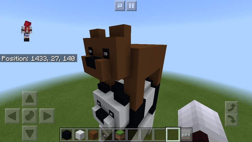 minecraft build bear