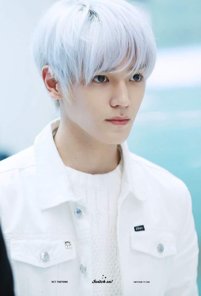 Taeyong White/Silver/Blonde Hair | NCT (엔시티) Amino