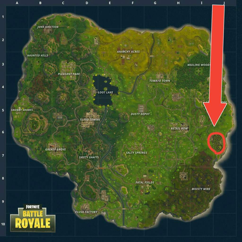Unnamed Locations Ranked Fortnite Battle Royale Armory Amino - out of all the places on this list this is probably where i go the most the racetrack is definitely in a really inconvenient location most of the time