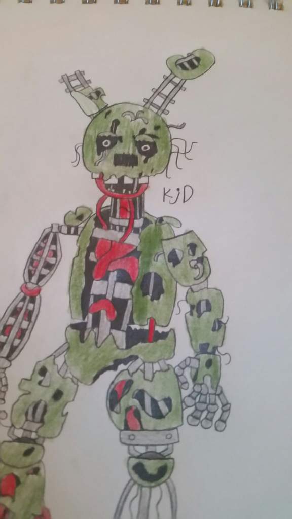 Old ignited springtrap drawing | TJOC: The Joy Of Creation Amino