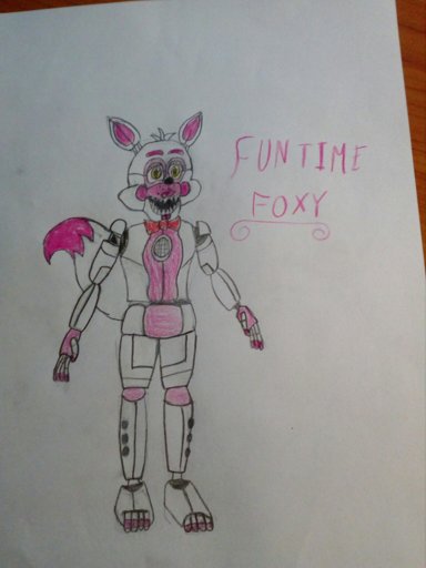 Funtime Foxy Drawing | Five Nights At Freddy's Amino