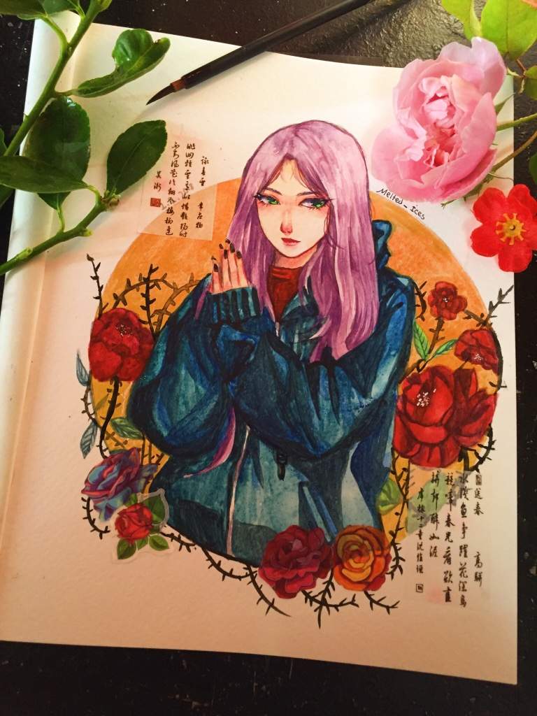 Watercolor therapy day 1 | Drawing Amino