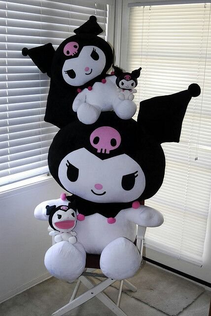 kuromi hello kitty plush