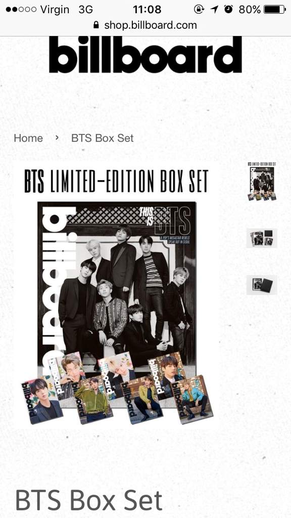 Bts billboard magazine price